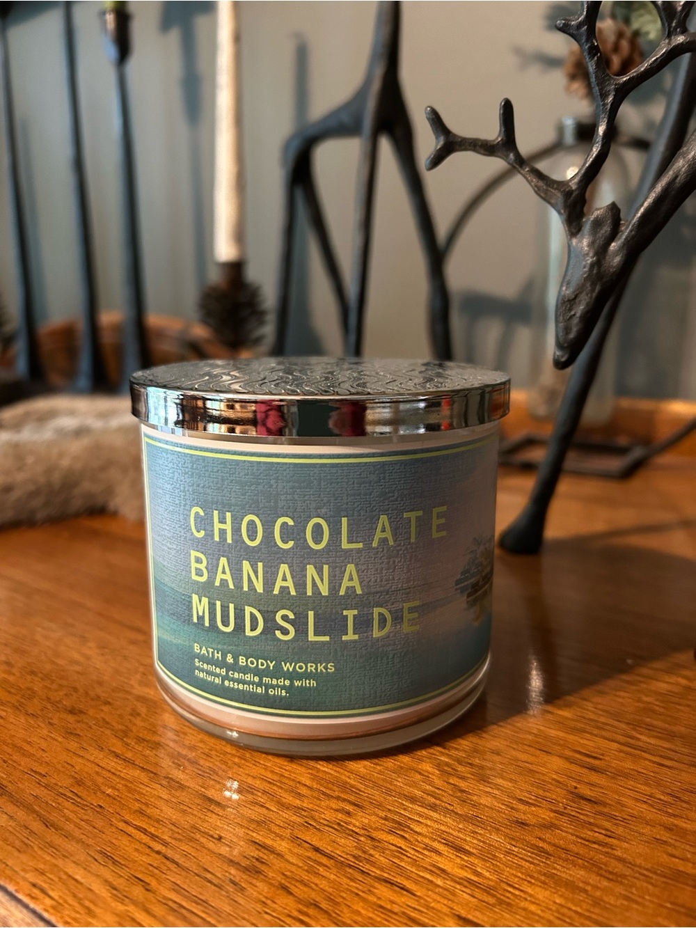 Bath & Body Works Chocolate Banana Mudslide Scented Candle - 2022 release NWT